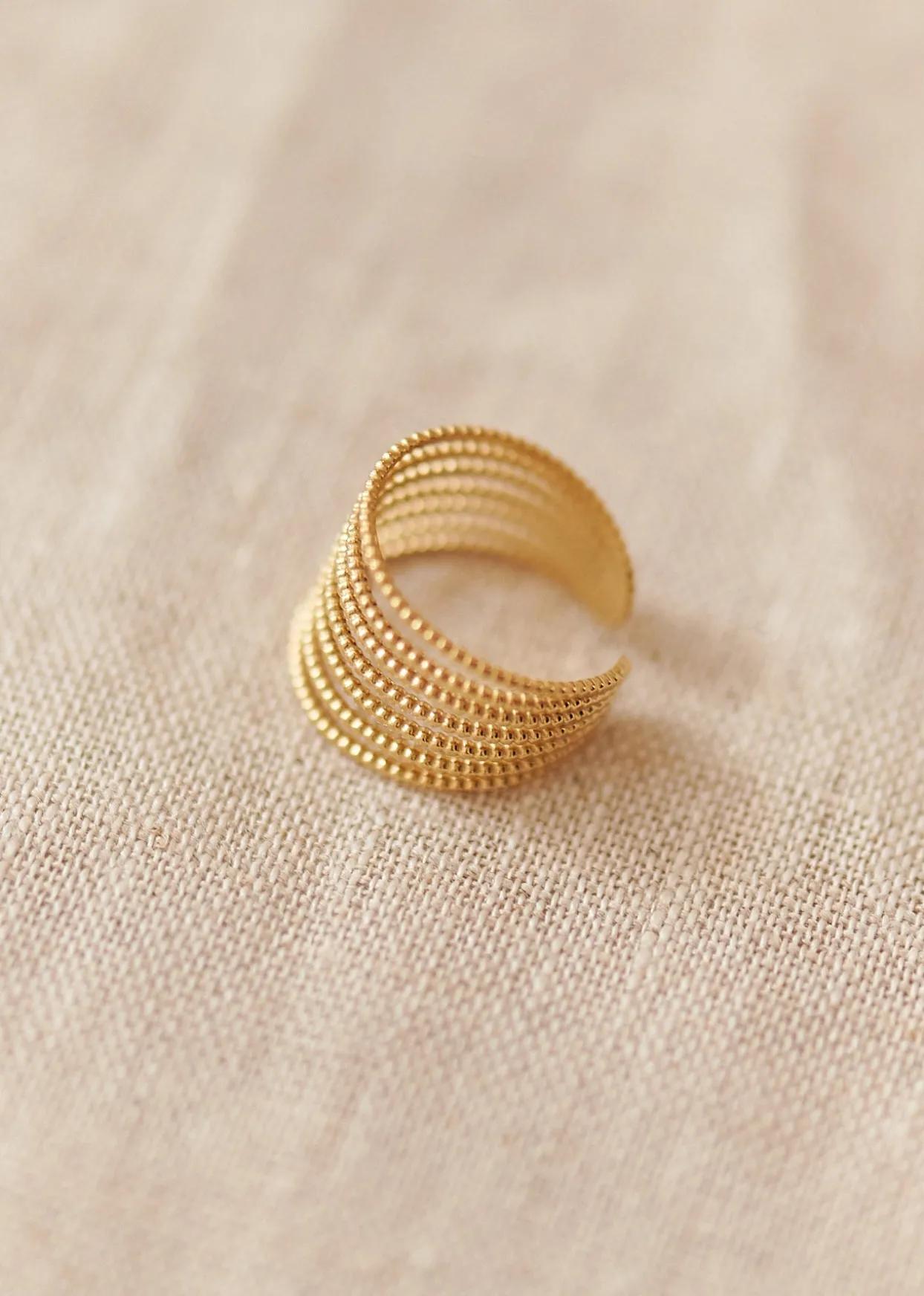 New Motus Boutique Bague Irisa Doré-BagueIrisa