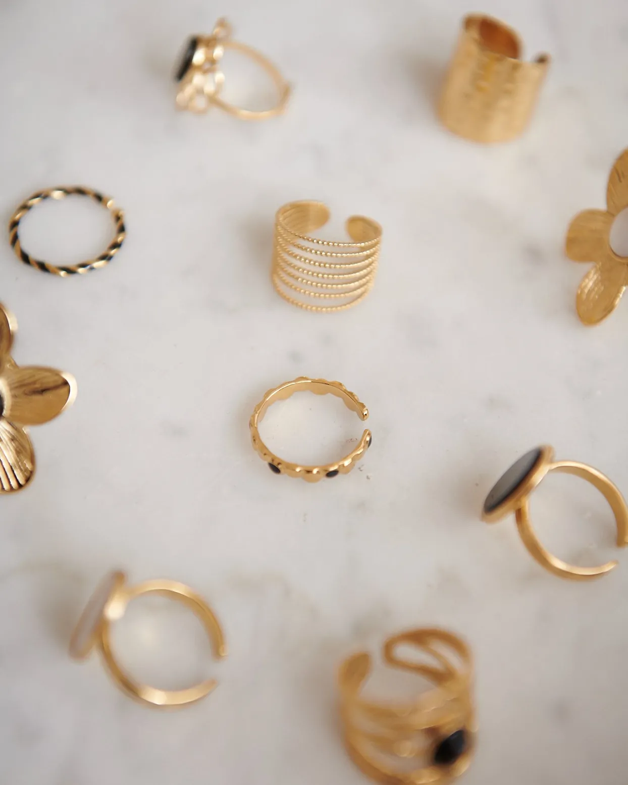 New Motus Boutique Bague Irisa Doré-BagueIrisa