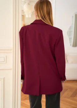 New Motus Boutique Blazer Naia Bordeaux-BlazerNaia