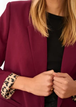 New Motus Boutique Blazer Naia Bordeaux-BlazerNaia