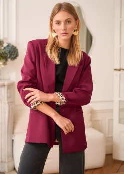 New Motus Boutique Blazer Naia Bordeaux-BlazerNaia