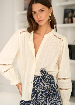 Flash Sale Motus Boutique Blouse Axelle Ivoire-BlouseAxelle