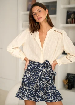 Flash Sale Motus Boutique Blouse Axelle Ivoire-BlouseAxelle