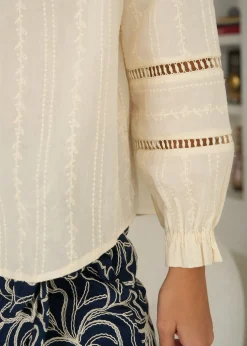 Flash Sale Motus Boutique Blouse Axelle Ivoire-BlouseAxelle