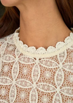 Online Motus Boutique Blouse Lorette Ivoire-BlouseLorette