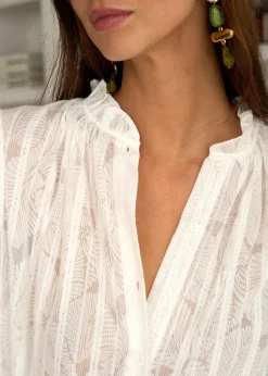 Shop Motus Boutique Blouse Mika Ecru-BlouseMika