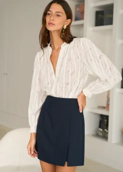 Shop Motus Boutique Blouse Mika Ecru-BlouseMika