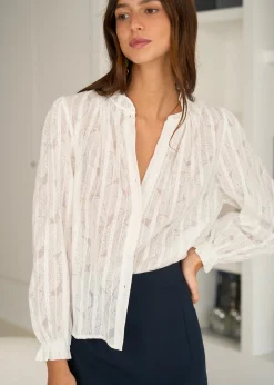 Shop Motus Boutique Blouse Mika Ecru-BlouseMika