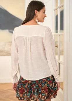 Discount Motus Boutique Blouse Olivia Ivoire-BlouseOlivia