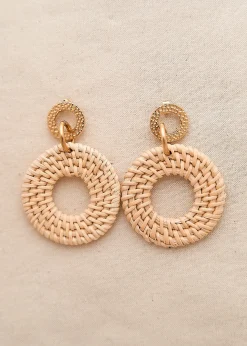 Cheap Motus Boutique Boucles d'oreilles Gala Beige-Bouclesd'oreillesGala