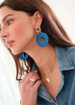 Shop Motus Boutique Boucles d'oreilles Gala Bleu-Bouclesd'oreillesGala