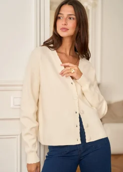 Cheap Motus Boutique Gilet Anne Beige-GiletAnne