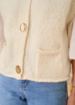 New Motus Boutique Gilet Artus Beige-GiletArtus