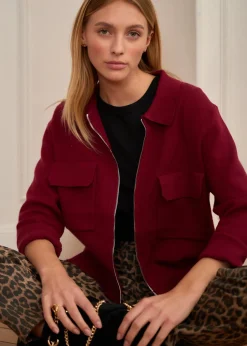 New Motus Boutique Gilet Gaetane Bordeaux-GiletGaetane