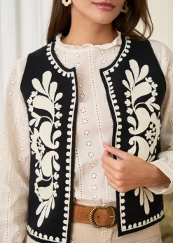Outlet Motus Boutique Gilet Léo Noir-GiletLéo