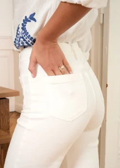 Cheap Motus Boutique Jean Gasparette Blanc