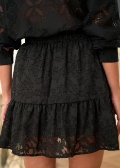 Hot Motus Boutique Jupe Lou FleuriNoir-JupeLou