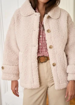 Best Motus Boutique Manteau Lison Beige-ManteauLison