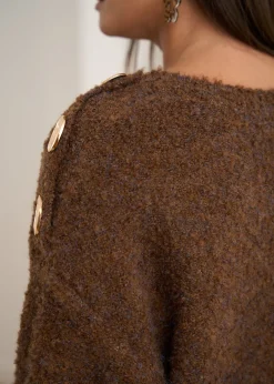 Online Motus Boutique Pull Albane Marron-PullAlbane