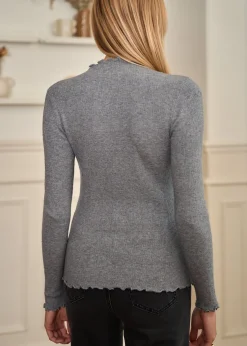 Best Motus Boutique Pull Léana Gris-PullLéana