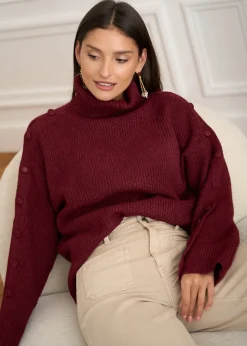 Online Motus Boutique Pull Pia Bordeaux-PullPia
