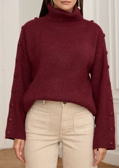 Online Motus Boutique Pull Pia Bordeaux-PullPia