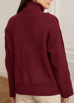 Online Motus Boutique Pull Pia Bordeaux-PullPia