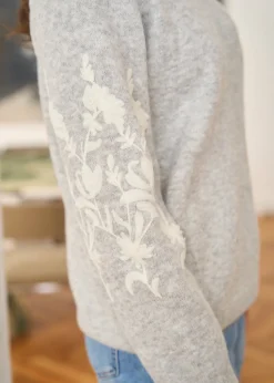Cheap Motus Boutique Pull Syana Gris-PullSyana