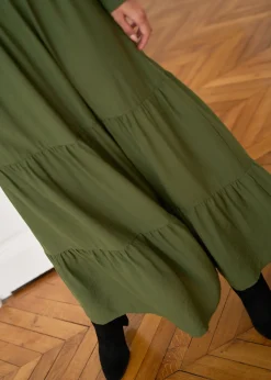 Outlet Motus Boutique Robe Almé Kaki-RobeAlmé