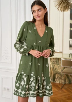Flash Sale Motus Boutique Robe Charlotte Kaki-RobeCharlotte