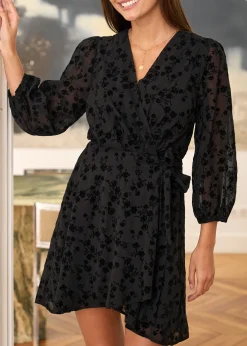 Discount Motus Boutique Robe Mila FleuriNoir-RobeMila