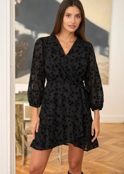 Discount Motus Boutique Robe Mila FleuriNoir-RobeMila