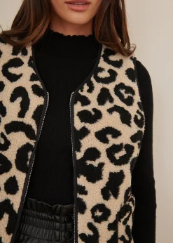 Flash Sale Motus Boutique Veste Gabi LéopardNoirBeige-GiletGabi