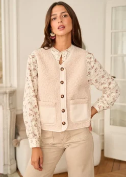 Clearance Motus Boutique Veste Harper Beige-GiletHarper