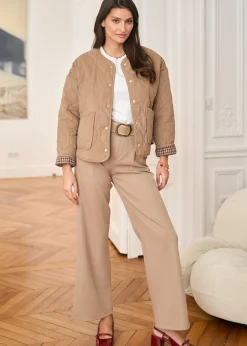 Online Motus Boutique Veste Lia Taupe-VesteLia