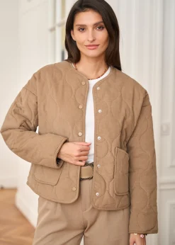 Online Motus Boutique Veste Lia Taupe-VesteLia