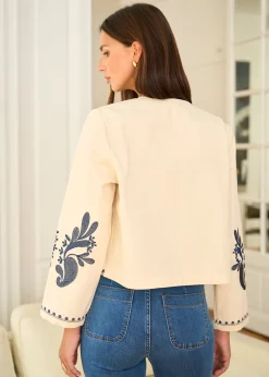 Hot Motus Boutique Veste Oriane EcruMarine-VesteOriane